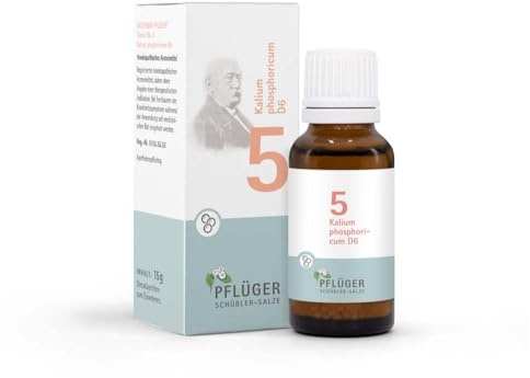 BIOCHEMIE Pflüger 5 Kalium phosphoricum D 6 Glob. 15 g