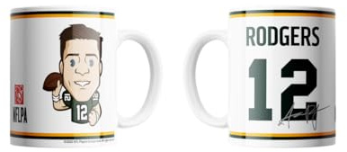Great Branding - NFL Green Bay Packers Aaron Rodgers Emoji Jumbo Becher