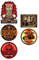cut-it folientechnik & design MG650 / 5X Tiki Aufkleber 9cm Hotrod Kult Sticker Skull Vintage Evil Rat Rod Ratte USA V8 Oldschool Oldtimer
