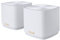 ZenWifi XD4 plus 2 pk white AX1800 Whole-Home Dual-band Mesh WiFi 6 System 2 pack Life-time free network security, parental controls, MU-MIMO support, Traditional QoS