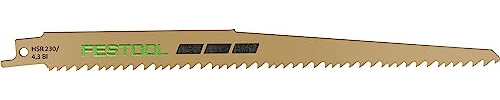 Festool Säbelsägeblatt HSR 230/4,3 BI – Holz & Nägel, 5 Stück | Bimetall-Universalblatt, 230 mm, 6 TPI, biegsam, für Abbruch- und Renovierungsarbeiten