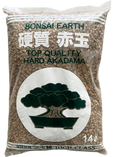 Substrat Akadama (SSS_1-2mm) 14L Ibaraki Triple Ligne Originaire du Japon spécifique pour Une Utilisation dans la Culture du bonsaï