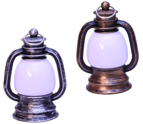 TOPPERFUN 2St Laterne hochzeitsdeko pendelleuchte dekorative Petroleumlampen Petroleumlampe kronleuchter weihnachtsdeko LED Lampen hängende Lichter Kerzenlicht Lampe