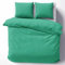Cotton Castle Bettwäsche Bettgarnitur Bettbezug 100% Baumwolle 135x200 155x220 200x200 200x220, Farbe:Türkis, Größe:135 x 200 cm