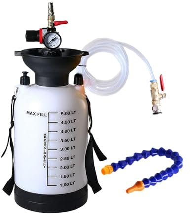 Dickly 5L pneumatische Getriebeölpumpe, Öltank, pneumatisches Öl-Nachfüllen, Getriebeölpumpe, pneumatischer Flüssigkeitsabsauger, ATF-Nachfüllwerkzeug, Ohne Adapter