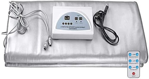 Massager Slimming Machine, Oxford Infrared Sauna Blanket with Zipper, (FIR) Steam Blanket Therapeutic Sauna for Weight Loss Detox Relaxation Home Spa with Remote Control