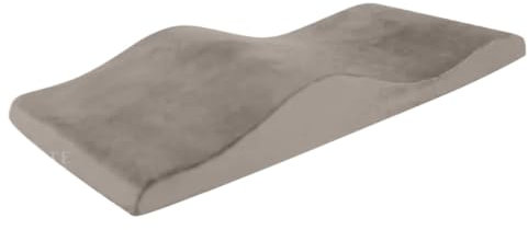 MKLHAVB Massagebett-Topper Beauty Salon Extension Curved Bed Matratzenauflage Memory Foam Beauty Matratze für Spa-Massage und Schönheitssalon(Brown)