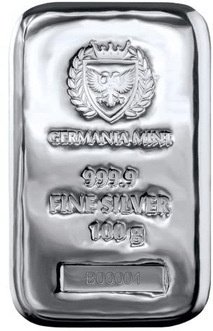 Germania Mint Silberbarren 250 Gramm Silber Barren + Zertifikat Golden Linde