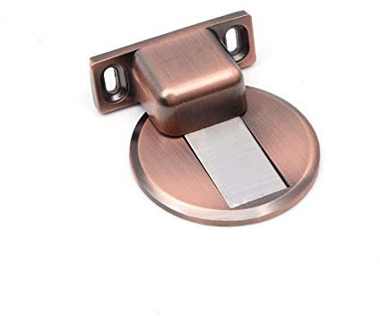 LYVQZPWLRMagnetic Door Catch, Floor Door Stops Door Suction Door Stopper Toilet Anti-collision Door Stop Door Suction(Rose Gold)