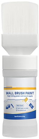 Wall Paint - Latex Paint For Wall Repair 180g |Walls Paints Repair, ToWalls, White WallPaint, 180 G Latex Colour Floor, Colour Brush For Walls To Remove Stains