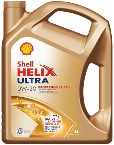 SHELL Motoröl 0W-30 Helix Motor Öl API SP Ultra Professional AP-L 5L Kompatibel mit OPEL Corsa F, CITROËN JUMPER Kasten, PEUGEOT BOXER Kasten 2008 Kombi CU 207 WA, WC