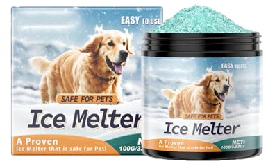 Pet Safe Ice Melt Safe for Concrete,Snow Salt Ice Melt,Green Salt for Snow and Ice Removal,Snow and Ice Melters, Sidewalk Salt,Driveway Salt,Rock Salt for Snow and Ice,Easy to Use (1pc)