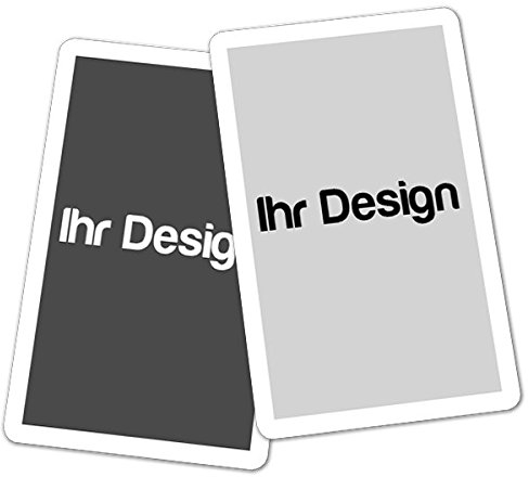 Luudoo Blankokarten - frei gestaltbar mit ihren Bildern (60 Spielkarten)