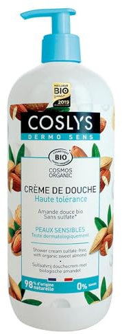 Dermosens - Crème de douche à l'amande douce sans sulfate - Coslys