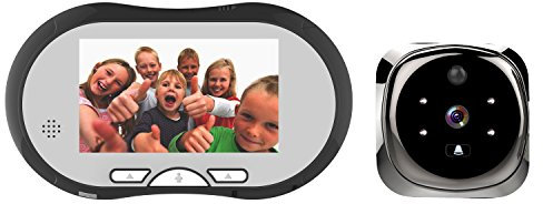 4.3 LCD Screen Digital Doorbell 160 Degree HD Wide Angle Peephole Viewer Door Eye Doorbell IR Night Vision Zinc Alloy Magic Camera eye motion detection