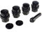 C CARBONADO 4x Versteckte Unsichtbare Ventile 11,3mm Schwarz Satz Alufelgen Felge Tuning PKW