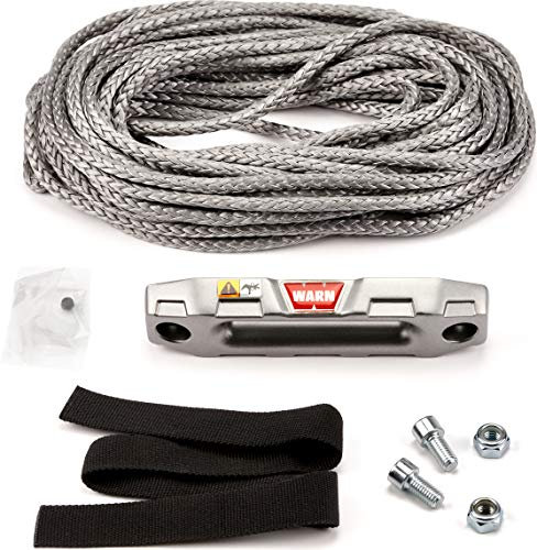 WARN 100970 Zubehör-Set – Episches synthetisches Seil für ATV- und UTV-Seilwinde: 0,6 cm x 15,7 m