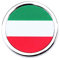 1 stücke Auto außen zubehör Italien Flagge Aufkleber Metall Mini runde Emblem für Toyota Rover Dodge Skoda Audi