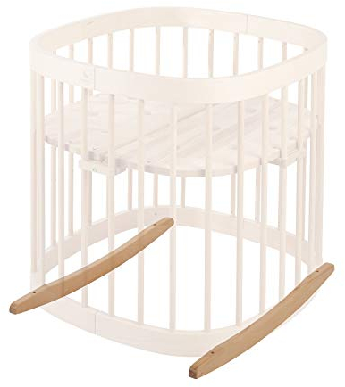 tweeto® Schaukelfunktion für Babybett 7in1 Wippe Wiegekufen- BUCHE - Schaukel Bettschaukel Baby Einschlafhilfe