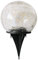Solar Garden Ground Lights 30 LED wasserdicht hell im Freien Crack Ball Lampe für Yard Einfahrt Rasen Patio Pathway （Warm White）