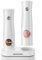 Arcselong Ensemble de moulin électrique à sel et poivre avec base rechargeable type C, sans batterie, moulin à épices électronique d'épaisseur réglable, salière et poivrière rechargeable