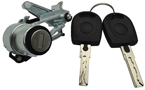 1J6827297G cylindre de serrure de hayon avec clés pour GOLF 4 / MK4 / Hayon 1997-2006 Lupo 1999-2006 Arosa 1999-2006