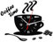 Fdit Acryl-Wanduhr, DIY-Acryl-Wanduhr, Moderne Stumme Kaffeezeituhr, Tassenform, Wandaufkleber, Hohle Ziffernuhr für Büro, Zuhause, Badezimmer, Küche, Schlafzimmer (Schwarz)