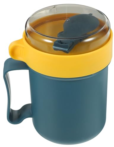 Didiseaon 1 PC Tasse À Soupe Petit Déjeuner Tasse Récipient Sous Vide Soupe À Emporter Conteneurs Petit Déjeuner Tasse Avec Couvercle Bento Boîte À Emporter Récipient De