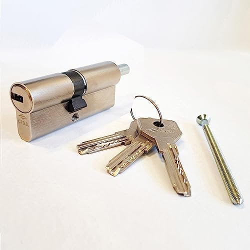 CISA 10G30210012; Cilindro Europeo C2000; Ottone Nichelato; 33/33 mm; Predisposto per Montaggio Pomolo