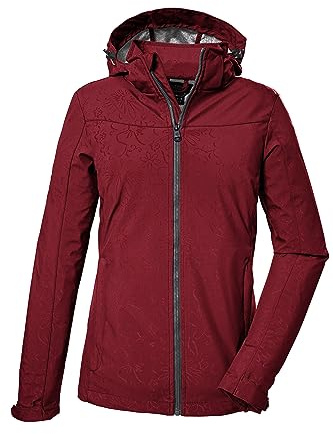 Killtec Damen Kos 40 Wmn Sftshll Jckt Softshelljacke/Outdoorjacke mit abzippbarer Kapuze