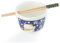 PUNNIO Keramik Ramen Schüssel (Blau-A)