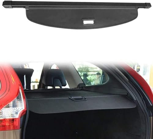 GAMIRA Auto Laderaumabdeckung Kofferraum für Volvo XC60 2010 2011 2012 2013 2014 2015 2016 2017, Einziehbar Kofferraumabdeckung Hutablage Kofferraum Schutz Abdeckung Rollo