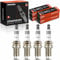 Frankberg 4x Zündkerze Zündkerzen Kompatibel mit Copen L880 L881 0.7L 2003-2007 Grand Vitara II JT TD TE 1.6L 2005-2023 Swift III EZ MZ 1.3L 2005-2023 Replace# IFR6J11
