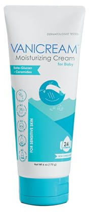 Vanicream Moisturizing Cream for Baby, Gentle, Hydrating Baby Lotion, 6 Oz