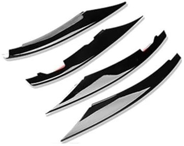 Griglia Fendinebbia Per Mercedes Per Benz Classe A W177 V177 A180 A200 A220 A250 2019-2024 4 PCS Auto Anteriore Fendinebbia Luci Strisce Trim Copertura Griglia Paraurti Anteriore (Color : 1)