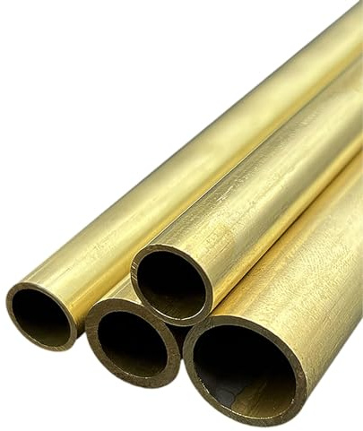 COYOUCO Rundes Messingrohr mit 32 mm Außendurchmesser 1/1,5/2/3 mm Wandstärke × 500 mm Länge Hochfestes Präzisionsrohr gerade Rohr,32 * 2mm