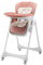 Joyeuse Planet - Luxtar Babyhochstuhl, Kindersessel, 0-6 Jahre, zusammengeklappt, gebrauchsfertig, kompakte Faltung, zwei Ablagen, Fußstütze, verstellbar, Geburt (Rosa)