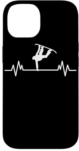 Snowboard Heartbeat Lustiges Wintersport Fan Fun Snowboarder Hülle für iPhone 14