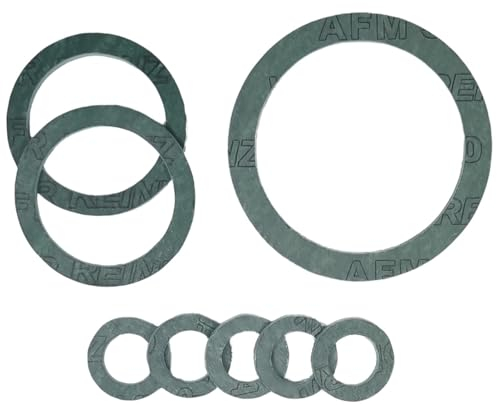 diconfa AFM30 Flachdichtung - WÄHLENBAR ==> 1/4 bis 2 Zoll - 1 bis 200 Stück // AUSWAHL: 2'' (56x44x2mm), 2 Stück - Dichtung Dichtring Dichtungsring Heizung Wasser Sanitär Solar Armatur