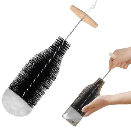 Ensemble de goupillons 35 cm, résistants aux Rayures, pour Eau, Soda et biberons, Noir (1 pièce)