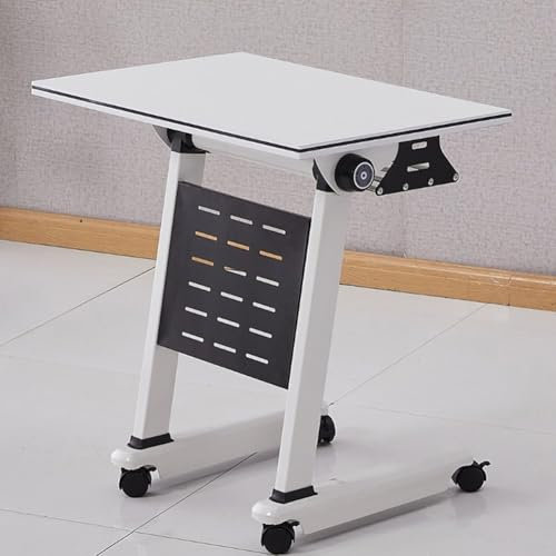 Klapptisch For Konferenz Und Schulung, Langer Konferenztisch Mit Verbindungskombinationen For Verschiedene Szenarien Moderner Büro-Schulungstisch Mit 360° Geräuschlosen Rollen(70*40cm/27.6*15.7in)