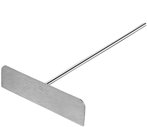 Heavy Duty Safe Crepe Spreader Tool - Metal Spatula, Stainless Steel Scraper | Removable, Grippy, Efficient Pancake Flipper for Home and Commercial Use | Crepe Distributor