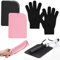 2PCS Professional Heat Resistant Gloves Heat Blocking for Curling Heat Protection Gloves for Hair Styling Heatproof Glove Flat Iron and Curling Wand Suitable for Left and Right Hands