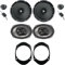 Kit 6 Casse FOCAL ASE165 + AXTON AE369 per Jeep Renegade con 2 Supporti Anteriori