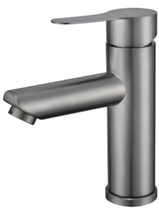 DILECI - Robinet Compact Lave-Mains Chrome – Mitigeur Design Moderne pour Salle de Bain – Finition Élégante, Pratique et Durable – Idéal pour Petits Espaces et Rénovation de Salle de Bain