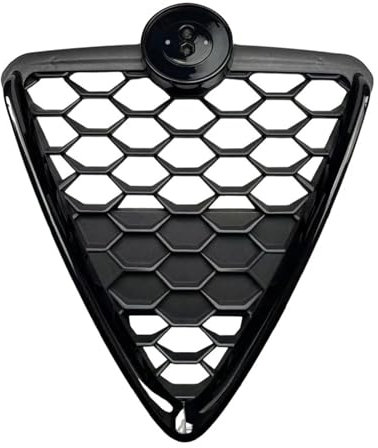 Griglia Anteriore Per Alfa Per Romeo Per Giulietta Restyling Car Grill Face Lift Griglie HONEYCOMB OEM 156112051 156112054 156105186 Griglie Anteriori Radiatori(Glossy black)