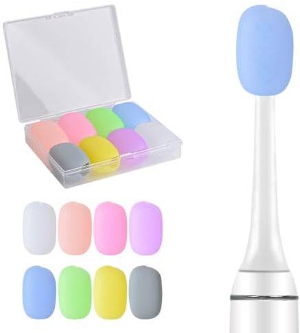 JYNXOR 8 Stück Zahnbürste Kopf Abdeckungen 8 Farben zahnbürsten schutzkappe tragbarer Zahnbürstenschutz manuelle & elektrische Zahnbürste Reise zahnbürste etui für Zuhause Büro Hotel und Outdoor