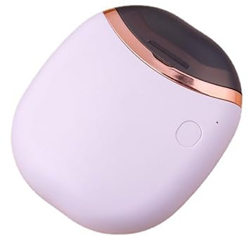 Elektrische Nagelfeile leise für Frauen, sanfter nagelschleifer elektrisch für empfindliche Hände, sichere Alternative zum elektrischer nagelknipser für Naturnägel an Fingern und Füßen (Weiß)