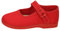 MADE IN SPAIN 951 Lonas DE Tela Rojas NIÑA Zapatillas Rojo 19