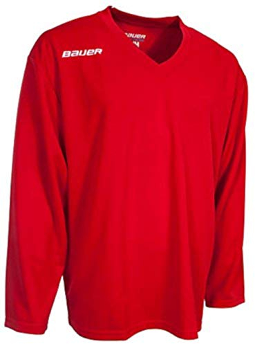 Bauer Flex Series Eishockey-Übungs-Trikot – Rot – Jugendliche M/L